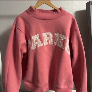Parker Women's Pink Crew Neck Sweater